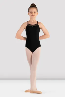 CL9277 Mesh Panel Neck Cami Leo