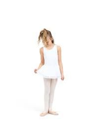 CC877C, Skirted Tank Dress, WHT, T