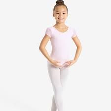 11886C Girls Sprinkle Puff Sleeve Leotard