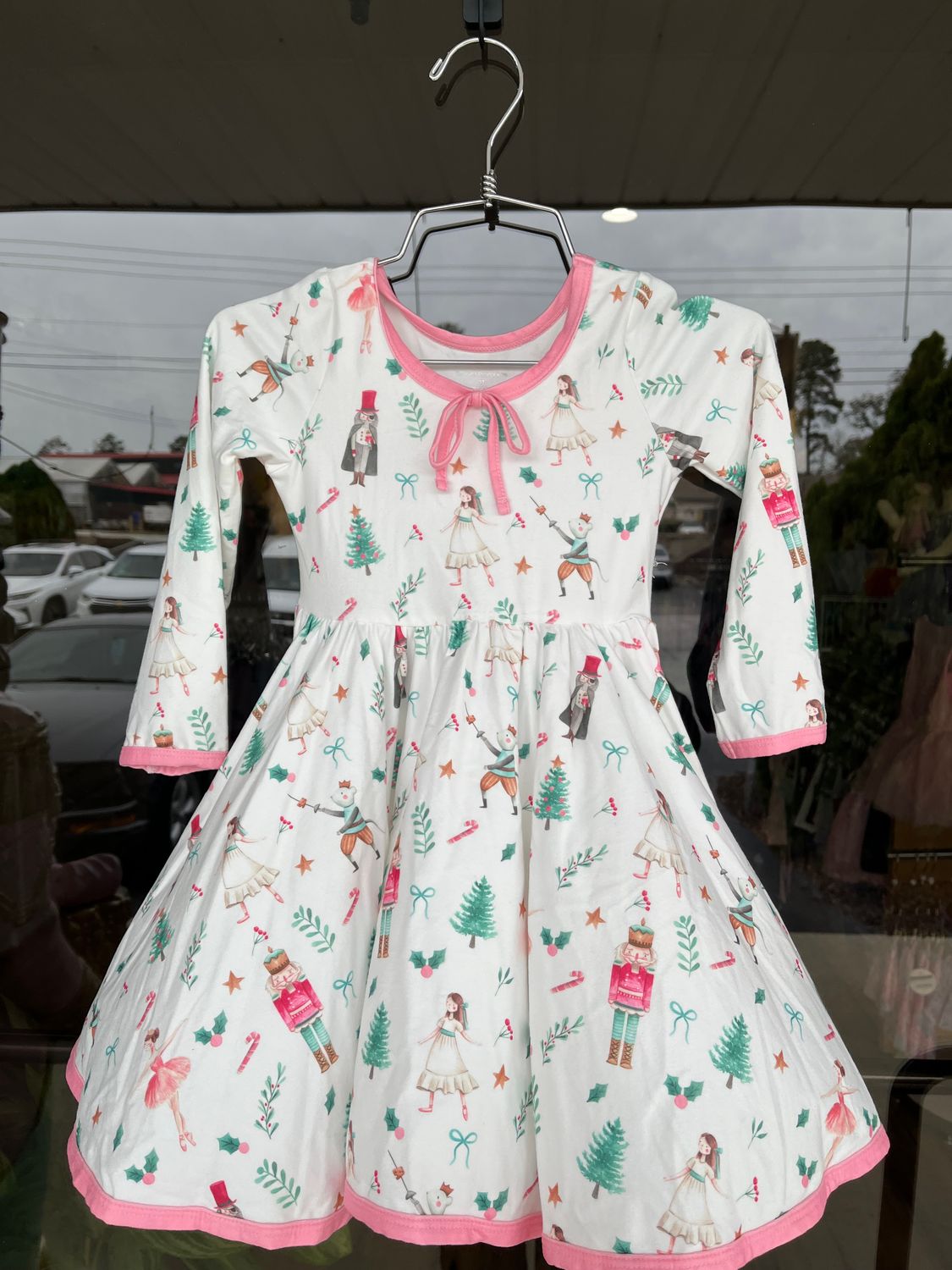 Long Sleeve Nutcracker Twirl Dress