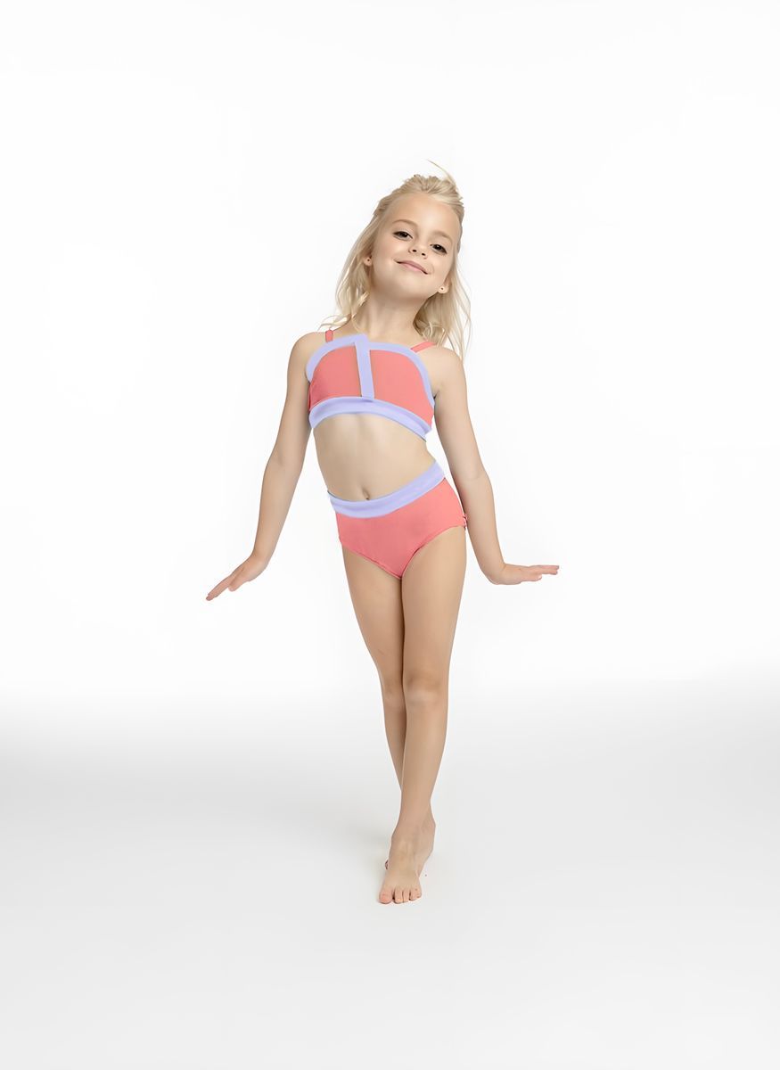 Roxie Taylor Set-Periwinkle/Coral