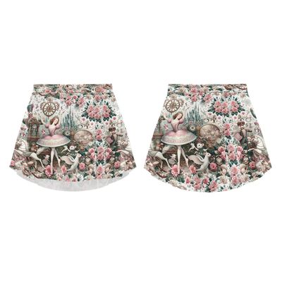 Nutcracker Patterned Skirt