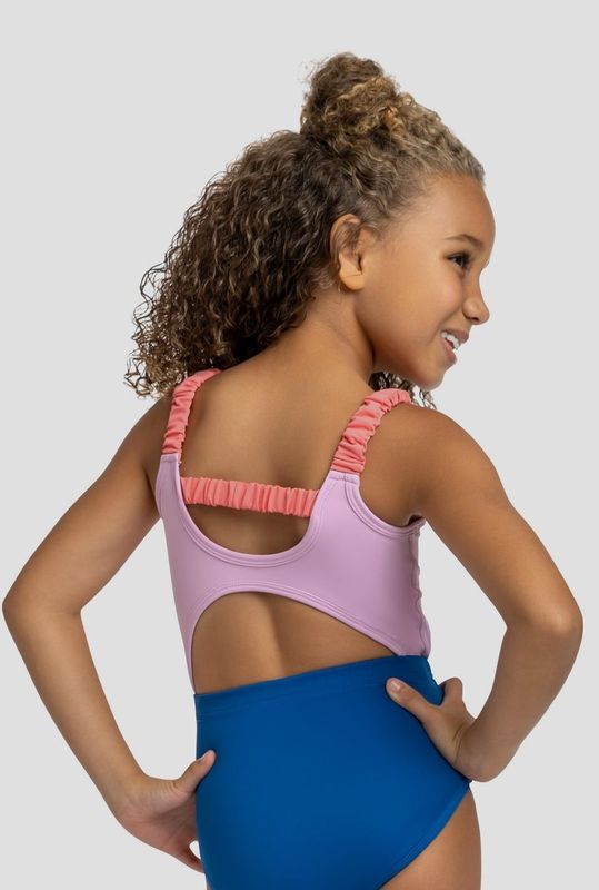 Roxie Brooklyn Leotard Blue/Lilac/Watermelon