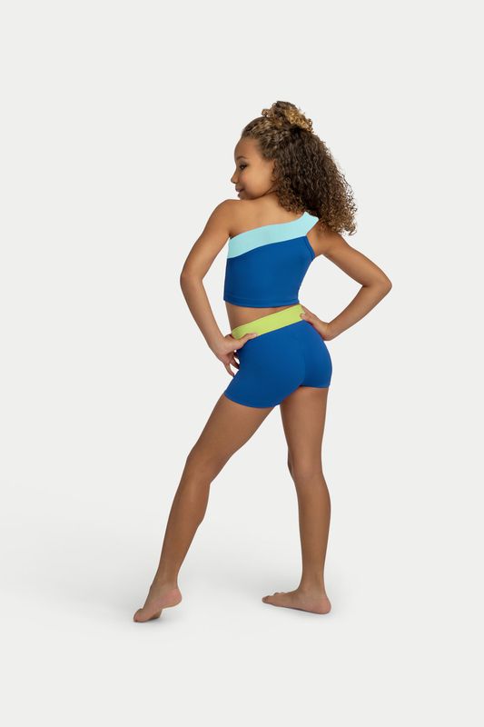 Roxie Norah Short Set Aqua/Blue/Lime