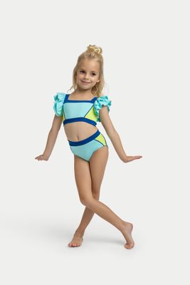 Roxie Ella Set Aqua/Blue/Lime