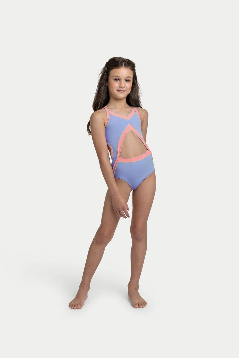 Roxie Perry Leotard Lilac/Coral