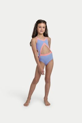 Roxie Perry Leotard Lilac/Coral