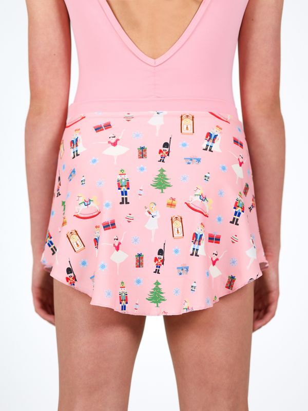 Suffolk Girls Nutcracker Pink Hi-Lo Skirt (1017C)