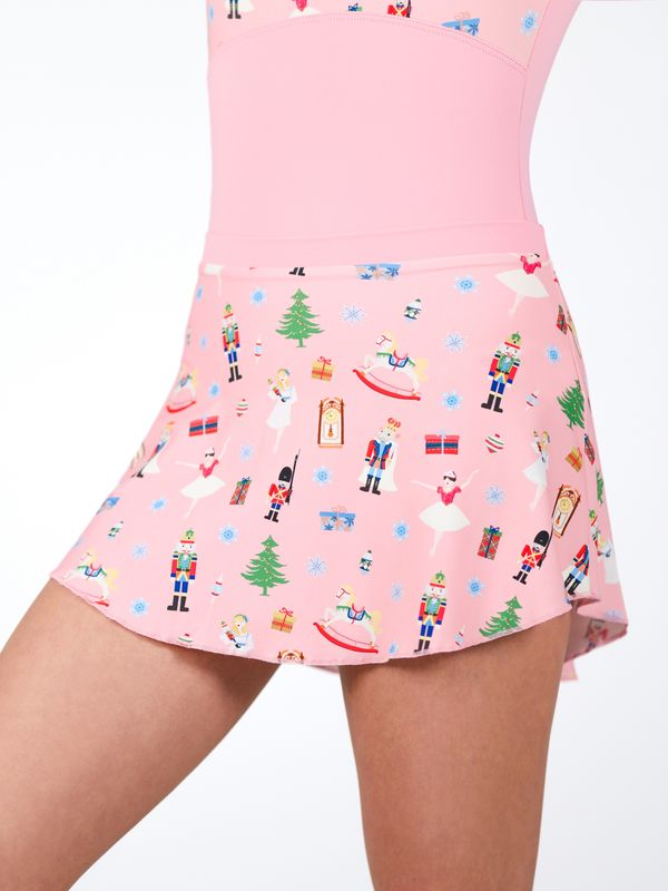 Suffolk Adult Nutcracker Pink Hi-Lo Skirt (1017A)