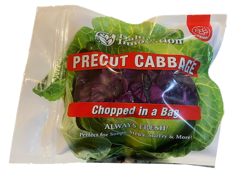 Red Pre-cut Cabbage