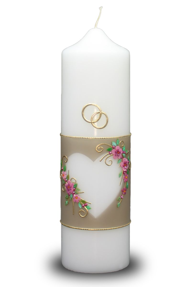 Hochzeitskerze "Herzblüte"