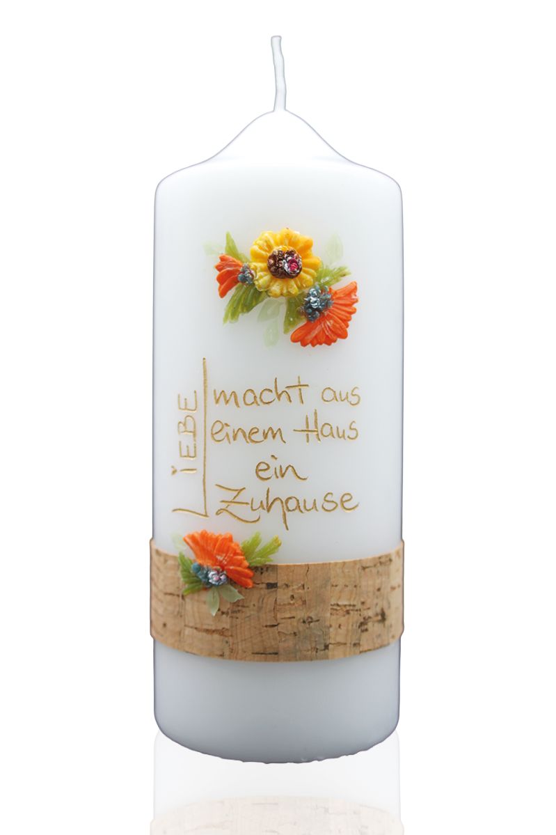 Geschenkkerze „Zuhause“