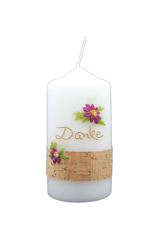 Geschenkkerze „Danke“ Geschenkkerze „Danke“