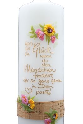 Geschenkkerze „Was für ein Glück“