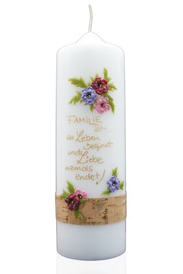 Geschenkkerze „Wo Liebe niemals endet“ Geschenkkerze „Wo Liebe niemals endet“