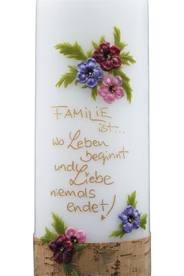 Geschenkkerze „Wo Liebe niemals endet“