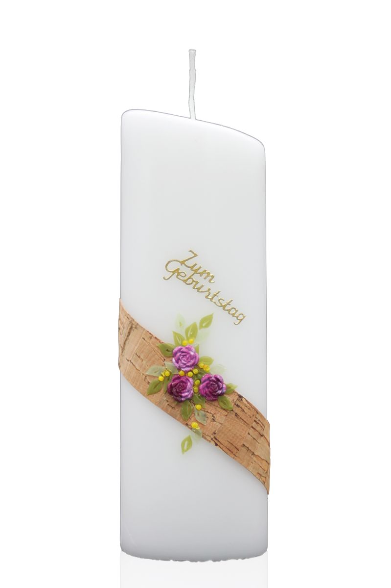 Geschenkkerze „Zum Geburtstag“