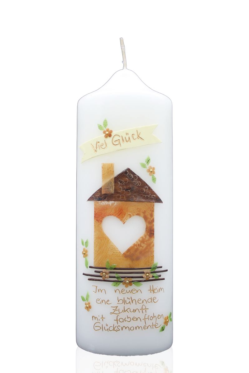 Geschenkkerze „Viel Glück – Neue Wege“