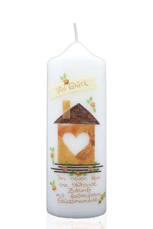 Geschenkkerze „Viel Glück – Neue Wege“