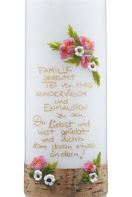 Geschenkkerze „Teil von etwas Wundervollem“