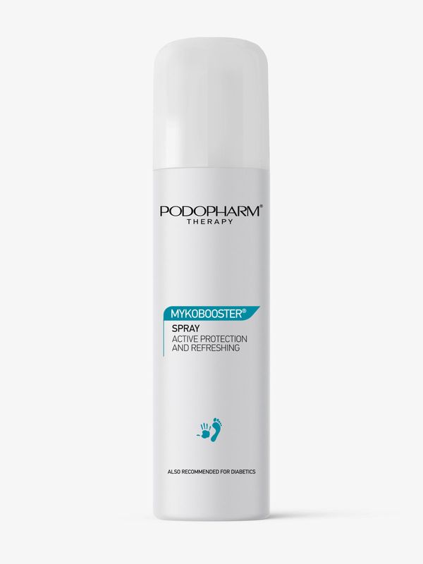 Mycobooster spray voor behandeling van schimmels op  de huid en in de schoenen