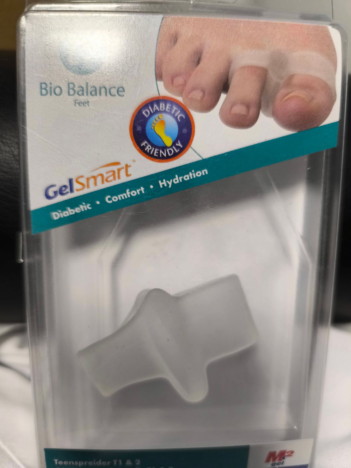 Gelsmart teenspreider met dubbele lus