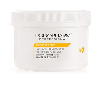 Zout- en suikerscrub met vitaminen en mineralen