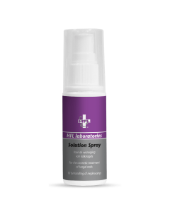 Solution spray voor nagel- en voetschimmels