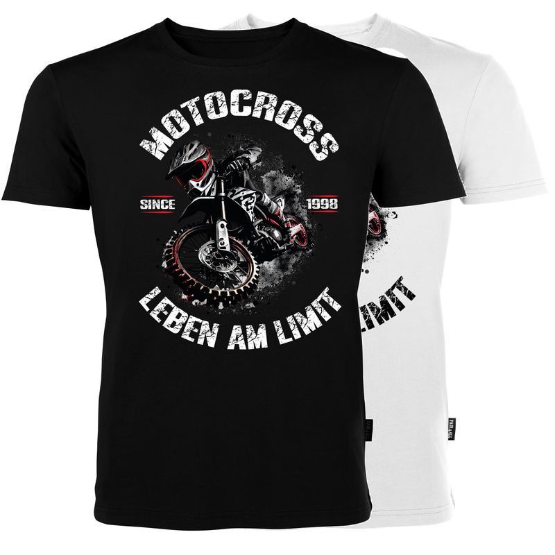 Herren T-Shirt Motocross Edition | Leben am Limit