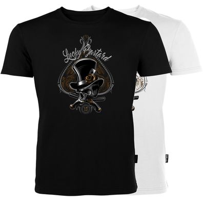 Herren T-Shirt Totenkopf Edition | Lucky Bastard
