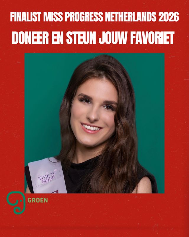 Donatie namens Eline Finalist Miss Progress Netherlands 2026