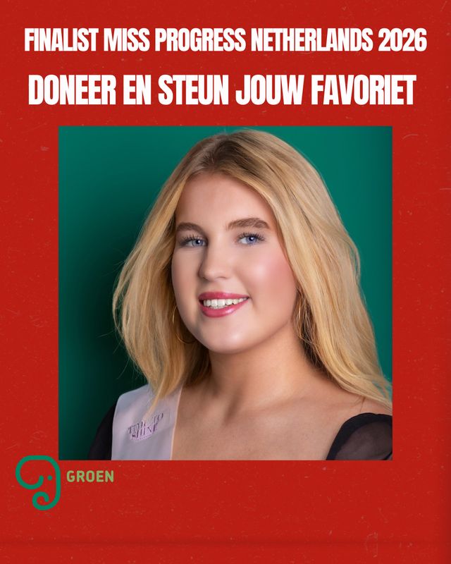 Donatie namens Lorena Finalist Miss Progress Netherlands 2026