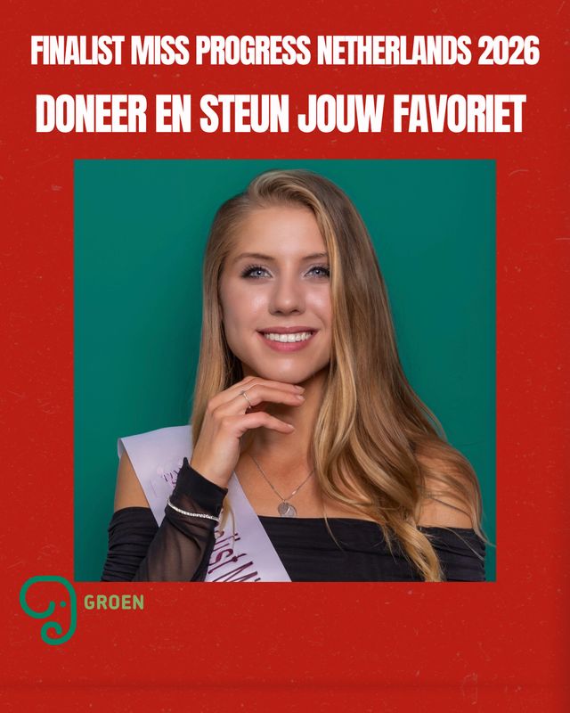 Donatie namens Fabiënne Finalist Miss Progress Netherlands 2026
