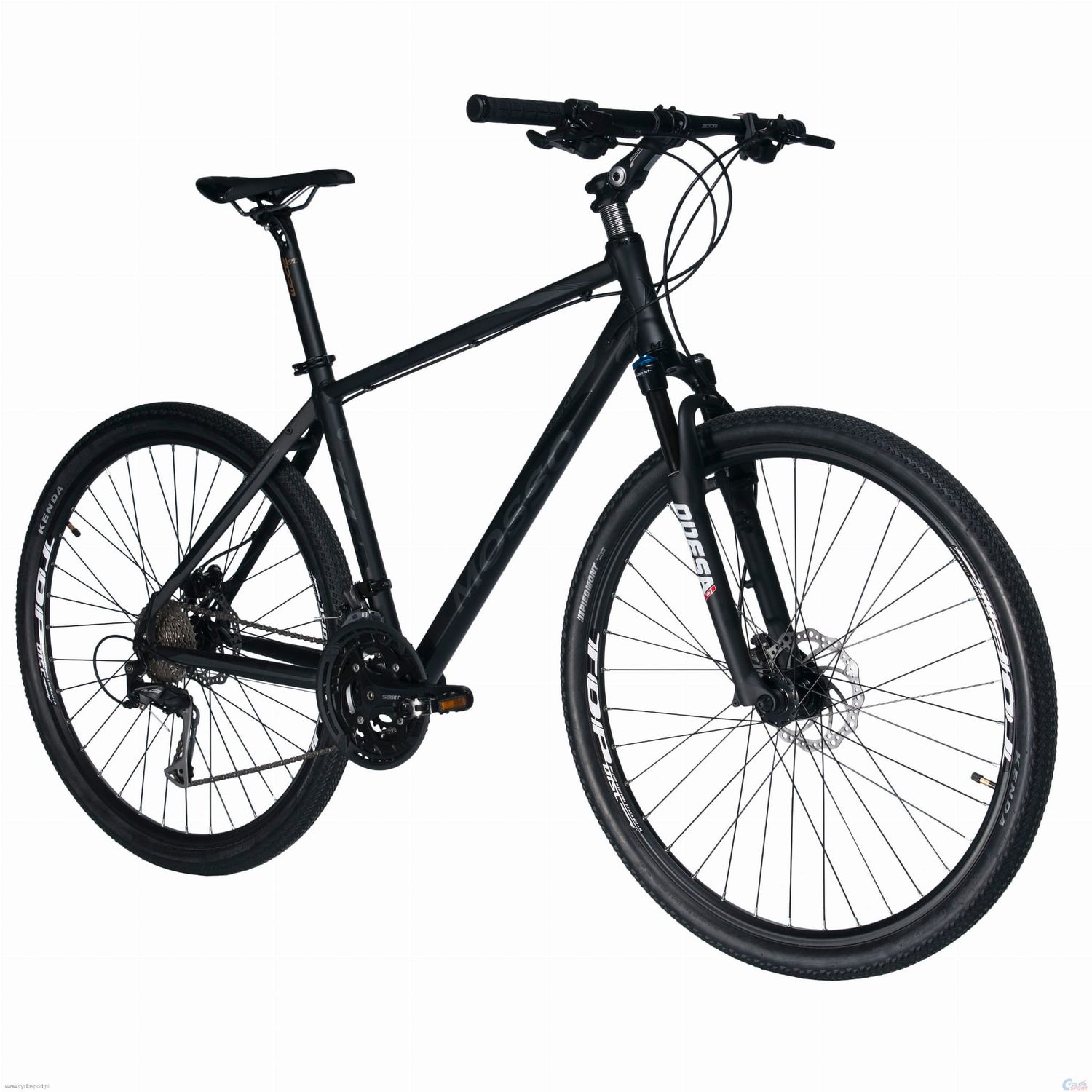 ROWER CROSS 28&quot; MOSSO-771TB-ACERA / ALIVIO 3x9 Kol. Czarny mat