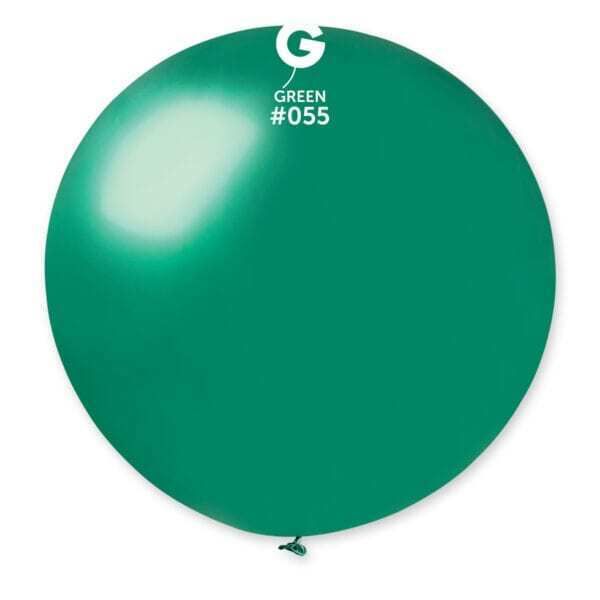 Gemar Metal Green Latex Balloon #055 31in - 1 Piece