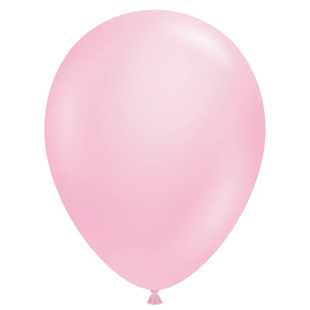 Tuftex Latex Balloons Baby Pink 5in- 50 pieces