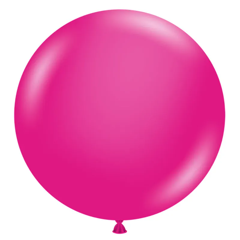 Tuftex Latex Balloons Hot Pink 17in-50 pieces