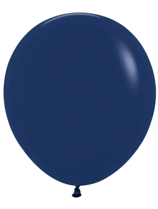 Sempertex Latex Balloon Fashion Navy 18in- 25 pieces