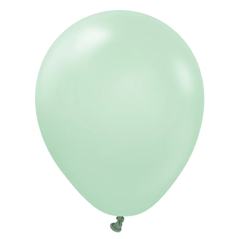 Kalisan Latex Balloon Macaron Green 5in- 50 pieces