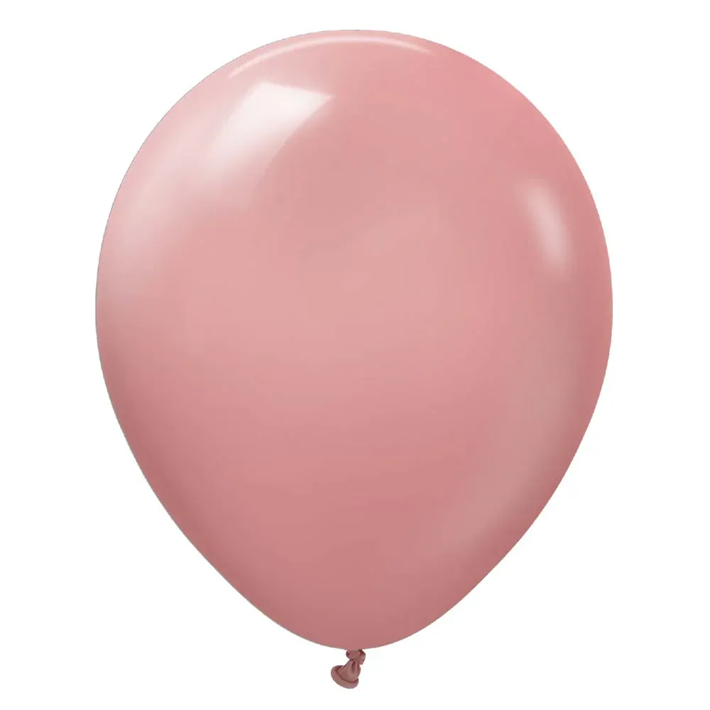 Kalisan Latex Balloon Retro Rosewood 12in- 50 pieces