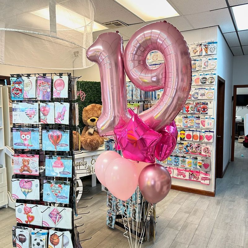 Metallic Pink Dream Helium Bouquet