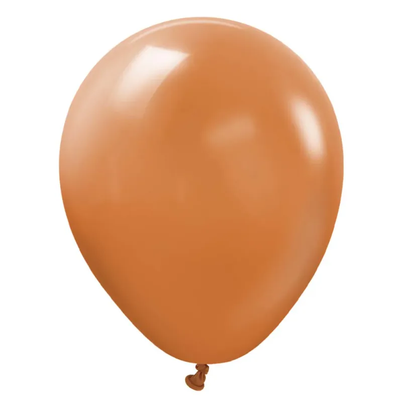 Kalisan Latex Balloon Caramel Brown 5in- 50 pieces