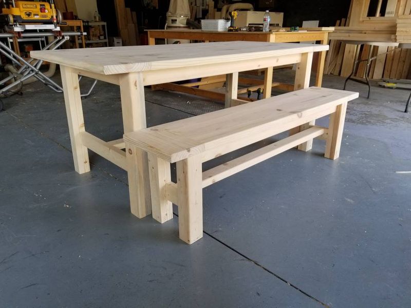 Farmhouse Table Additional Bench Add-on