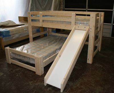 Mini-Bunk T-Shape w/ Slide