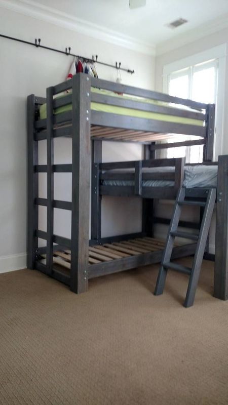 Triple Bunk T-Shape Style