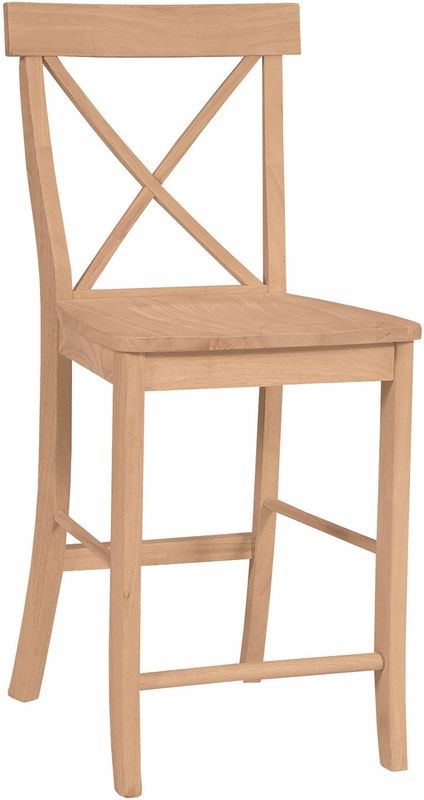 X Back Counter Height Stool