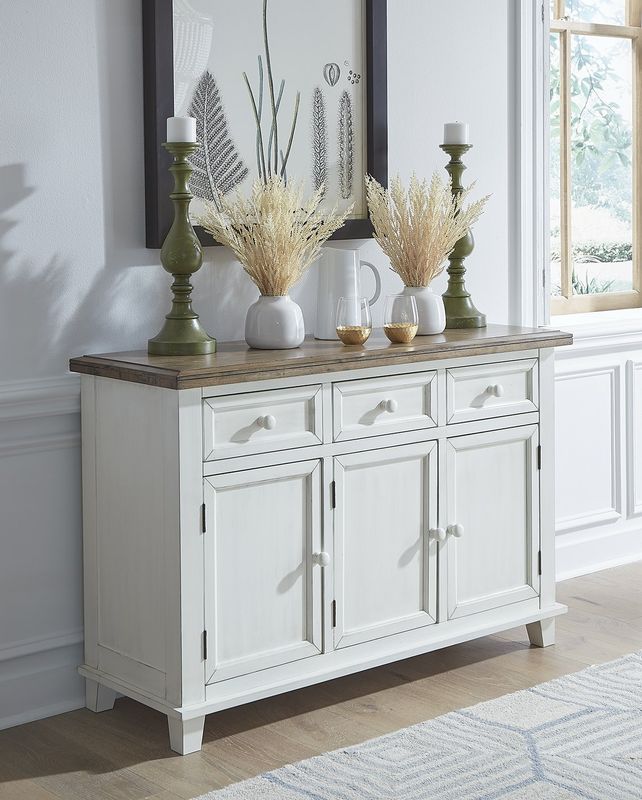 Vista 3-Drawer 3-Door Buffet 52&quot;W x 18&quot;D x 34.5&quot;H