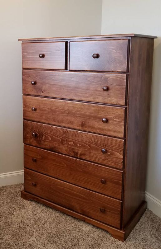 Valley Pine 7-Drawer Chest - w/ Stock Finish