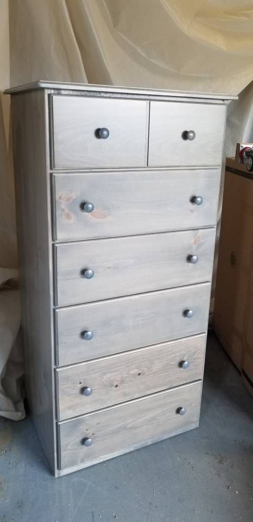Simple Pine 6-Drawer Chest  - w/ Stock Finish