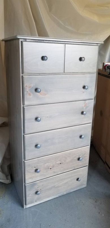 Simple Pine 6-Drawer Chest  - w/ Stock Finish